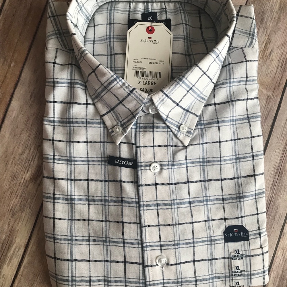 ⭐️New⭐️ Men’s X-large St. John Bay dress shirt